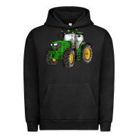 Pigment Black western farm tractor Urban Hoodie - Artiststas