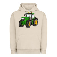 Pigment French Oak western farm tractor Urban Hoodie - Artiststas