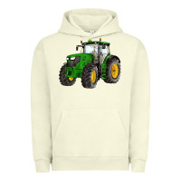 Pigment Pistachio western farm tractor Urban Hoodie - Artiststas