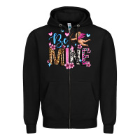 Black be mine valentine's day Zipper Hoodie - OliviaCreatesArt