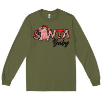 Army Green Christmas Santa Baby Long Sleeve Tee - RanaPortraitStore
