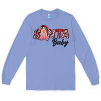 Colony Blue Christmas Santa Baby Long Sleeve Tee - RanaPortraitStore