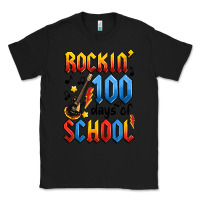 Black rockin' 100 days of school Classic Tee - Artiststas