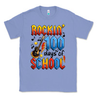 Colony Blue rockin' 100 days of school Classic Tee - Artiststas