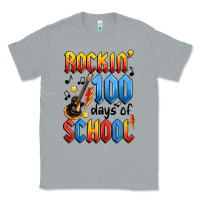 Heather Grey rockin' 100 days of school Classic Tee - Artiststas