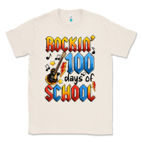 Natural rockin' 100 days of school Classic Tee - Artiststas