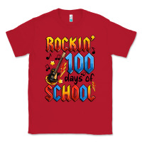 Red rockin' 100 days of school Classic Tee - Artiststas