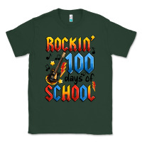 Sports Green rockin' 100 days of school Classic Tee - Artiststas