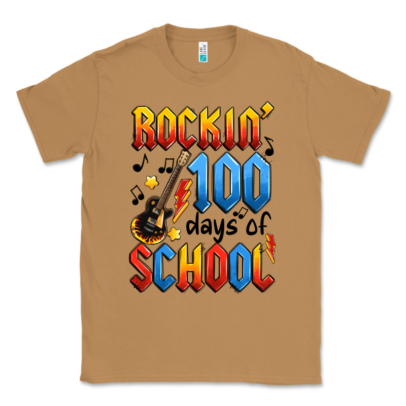 Rockin' 100 Days Of School Classic Tee by Artiststas | Teevron