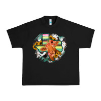 Black Western Texas Flag Cow Portrarit Urban Heavy Tee - Bettercallsaul