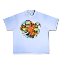 Grape Ice Western Texas Flag Cow Portrarit Urban Heavy Tee - Bettercallsaul