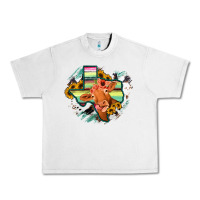 Lunar Rock Western Texas Flag Cow Portrarit Urban Heavy Tee - Bettercallsaul