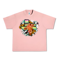 Salmon Western Texas Flag Cow Portrarit Urban Heavy Tee - Bettercallsaul