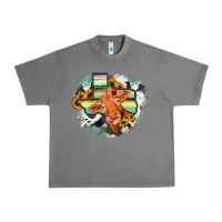 Tornado Western Texas Flag Cow Portrarit Urban Heavy Tee - Bettercallsaul