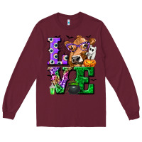 Burgundy love cow halloween tbw Long Sleeve Tee - texasbilliewilder