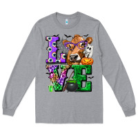 Heather Grey love cow halloween tbw Long Sleeve Tee - texasbilliewilder