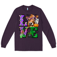 Plum love cow halloween tbw Long Sleeve Tee - texasbilliewilder