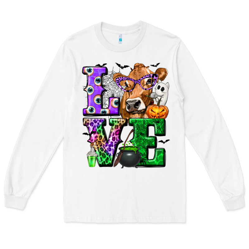 Love Cow Halloween Tbw Long Sleeve Tee by texasbilliewilder | Teevron