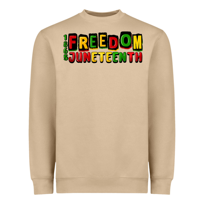 Freedom Juneteenth Heavyweight Sweatshirt by CowGirlArtShop | Teevron
