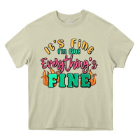 Mossy its fine im dine everythings fine Heavy Core Tee - MaliasSmallBusiness