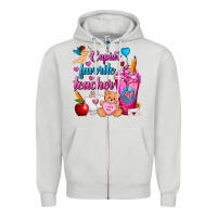 Dove Grey Cupid's Favorite Teacher Valentine's Day Frappe Zipper Hoodie - FaDigitalArtStudio