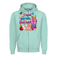 Seafoam Cupid's Favorite Teacher Valentine's Day Frappe Zipper Hoodie - FaDigitalArtStudio