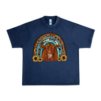 Navy red angus rainbow Urban Heavy Tee - JahusDesignShop