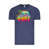 Vintage Denim beach babe Vintage Tee - BarkalooDesign