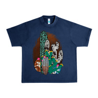 Navy Western Cowhide Cactus Urban Heavy Tee - Bettercallsaul