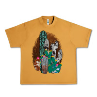 Peanut Butter Western Cowhide Cactus Urban Heavy Tee - Bettercallsaul