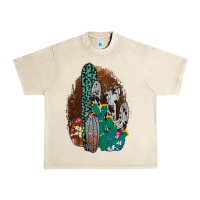 Sandshell Western Cowhide Cactus Urban Heavy Tee - Bettercallsaul