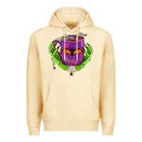 Pina Colada Halloween Coffee Cup With Hands Premium Hoodie - FaDigitalArtStudio