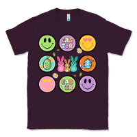 Plum easter day smiley faces Classic Tee - Artiststas