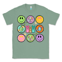 Sage easter day smiley faces Classic Tee - Artiststas