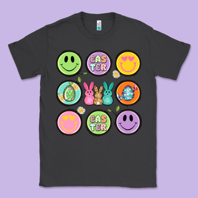 Easter Day Smiley Faces Classic Tee Designed By Artiststas