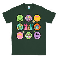 Sports Green easter day smiley faces Classic Tee - Artiststas