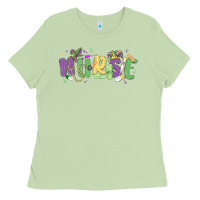 Matcha nurse mardi gras Ladies Tee - MaliasSmallBusiness