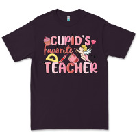 Plum cupid's favorite teacher Premium Tee - MaliasSmallBusiness