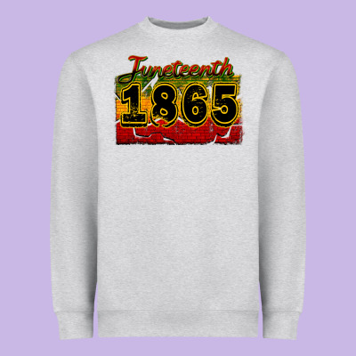 Juneteenth 1865 Heavyweight Sweatshirt Designed By Cowgirlartshop