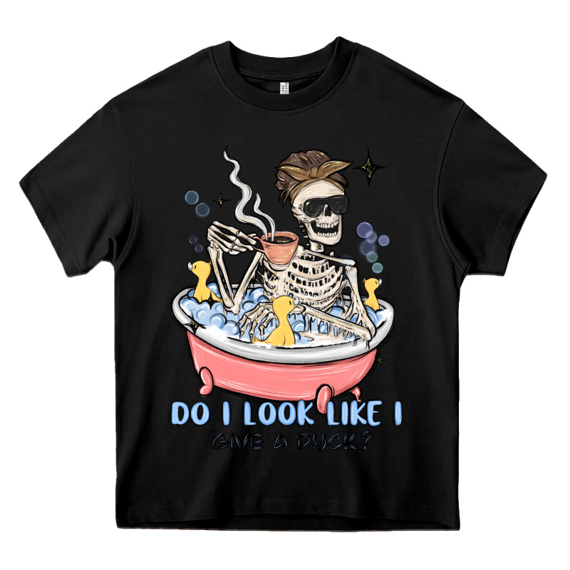 Do I Look Like I Give A Duck Heavy Core Tee by MaliasSmallBusiness | Teevron