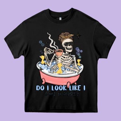 Do I Look Like I Give A Duck Heavy Core Tee Designed By Maliassmallbusiness