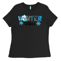 Black winter vibes Ladies Tee - RanaPortraitStore