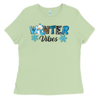 Matcha winter vibes Ladies Tee - RanaPortraitStore