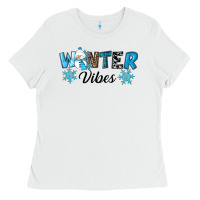 White winter vibes Ladies Tee - RanaPortraitStore