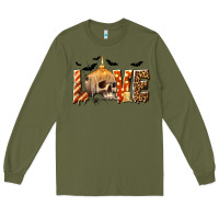 Army Green Halloween Love Long Sleeve Tee - texasbilliewilder