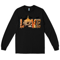 Black Halloween Love Long Sleeve Tee - texasbilliewilder