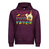 Mauve Wine mexican tequila por favor Urban Hoodie - Artiststas