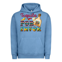 Pigment Pebble Blue mexican tequila por favor Urban Hoodie - Artiststas