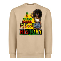 Mushroom i am black history juneteenth Heavyweight Sweatshirt - CowGirlArtShop