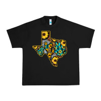 Black Western Texas Map Urban Heavy Tee - Bettercallsaul
